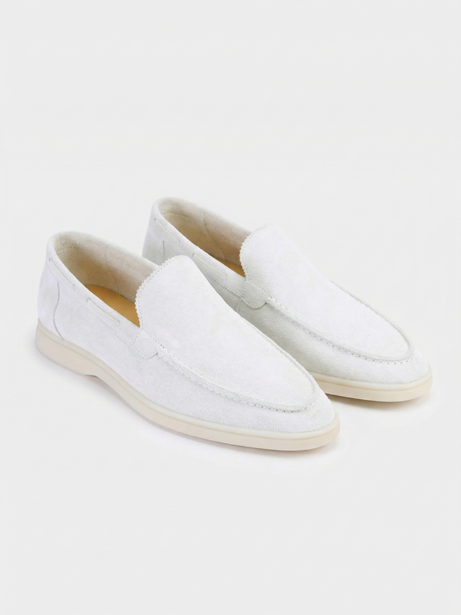White Torino Loafers