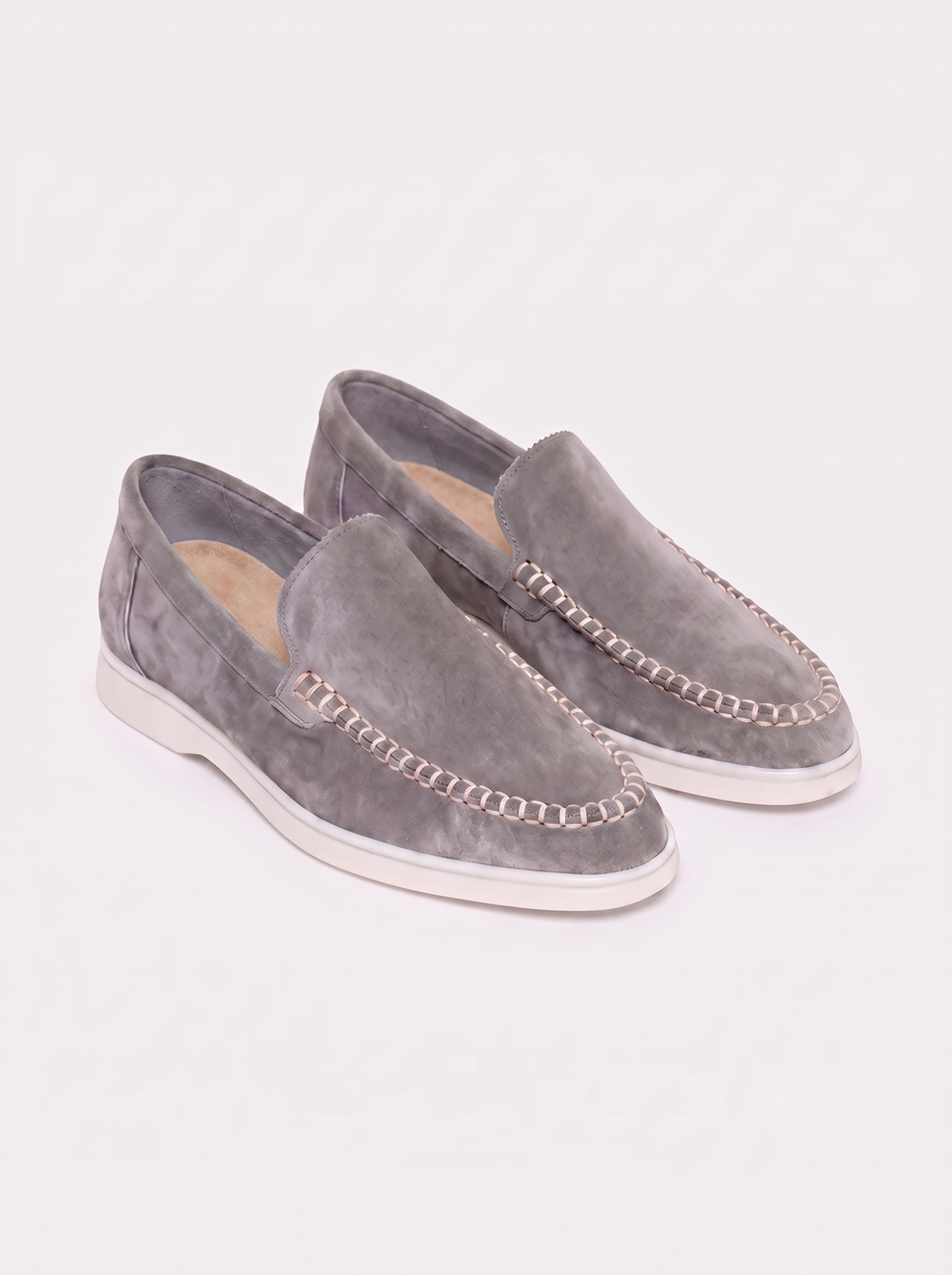 Grey Bellagio Loafers