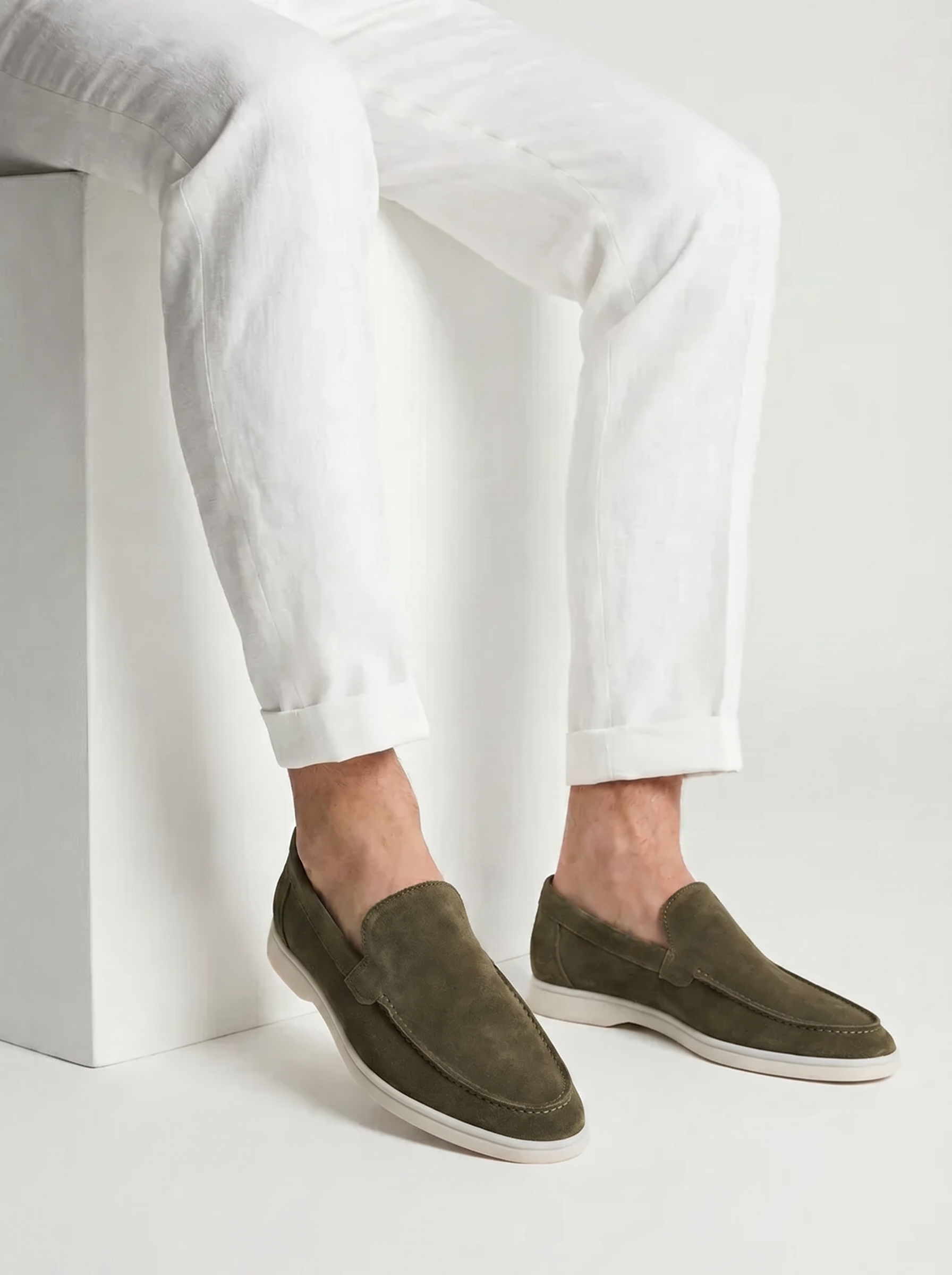 Olive Torino Loafers