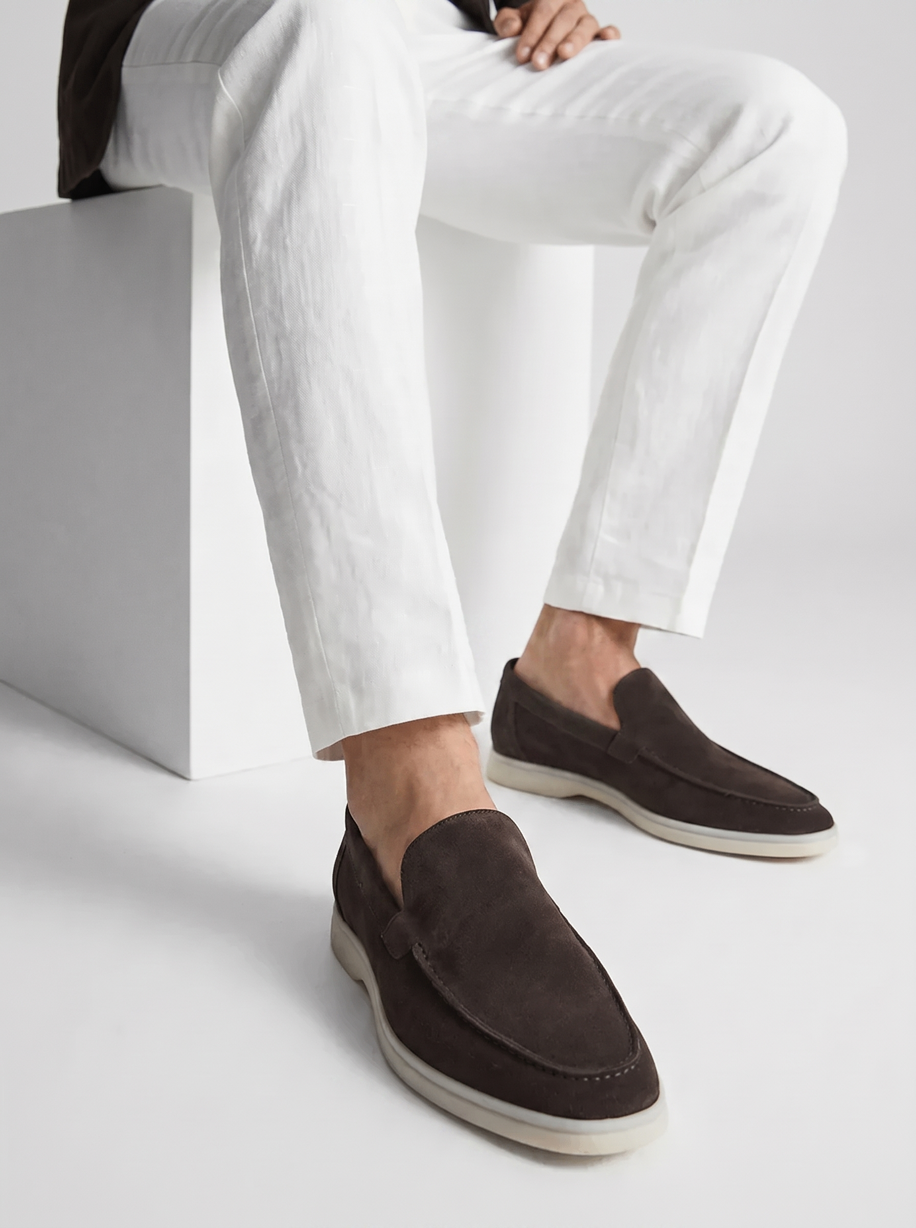 Warm Grey Torino Loafers