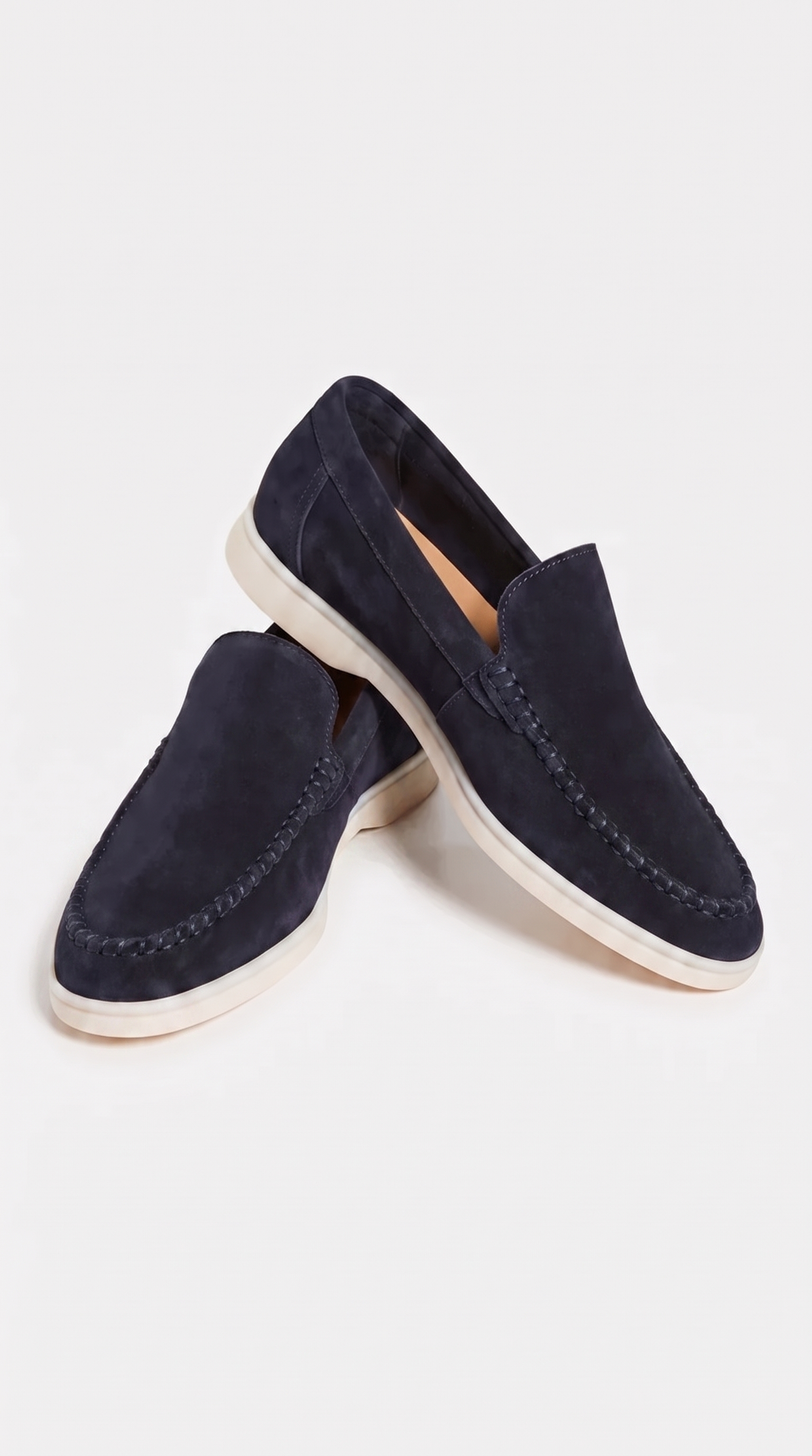 Navy Bellagio Loafers