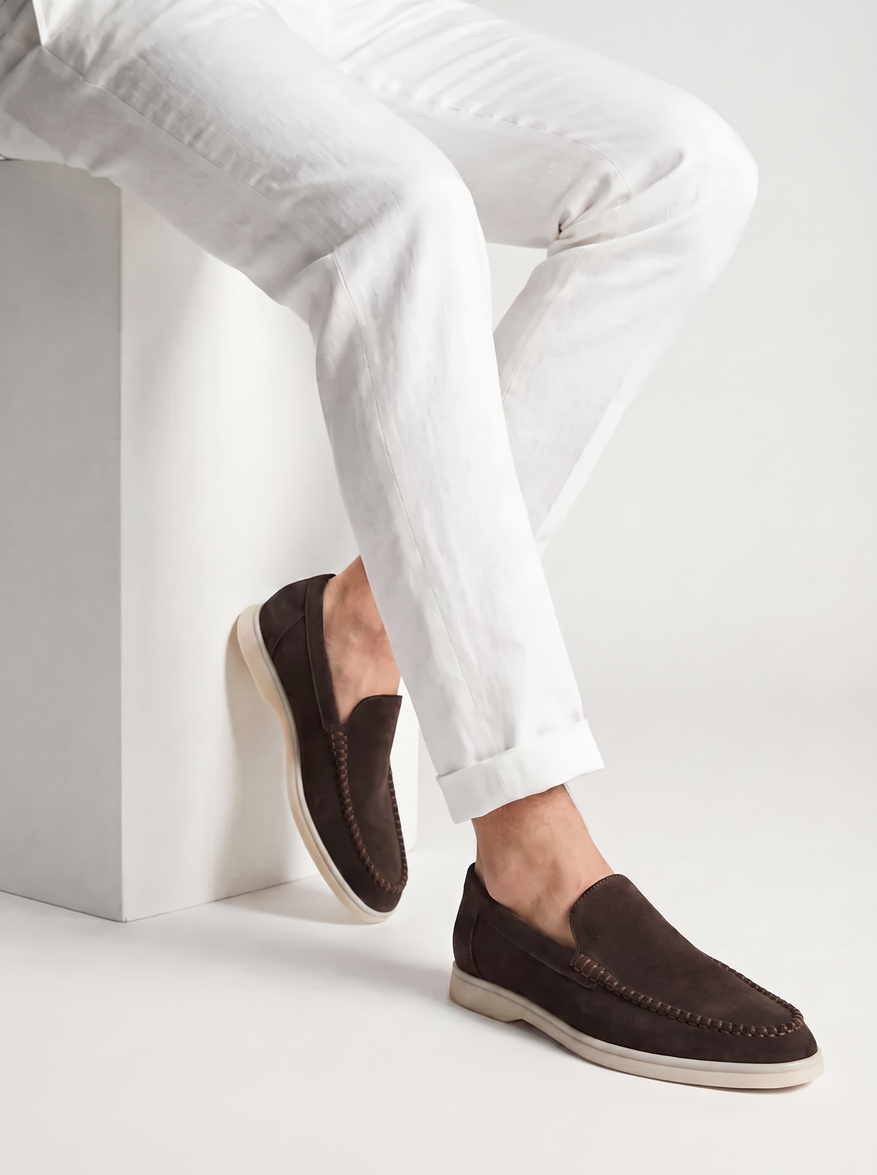Warm Grey Bellagio Loafers