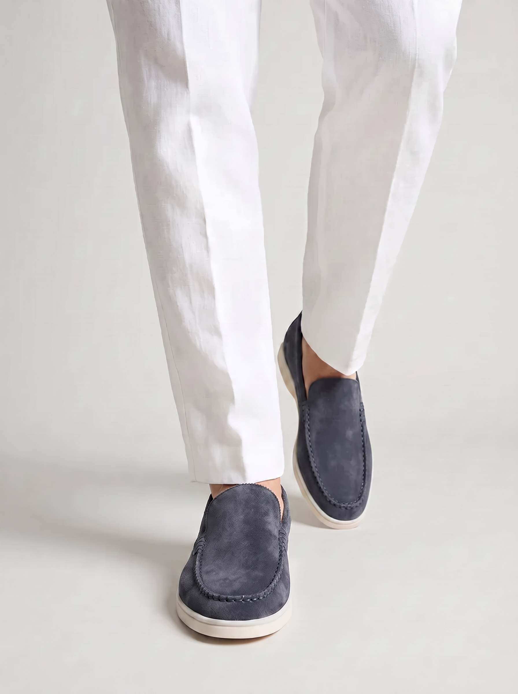 Steel Blue Bellagio Loafers
