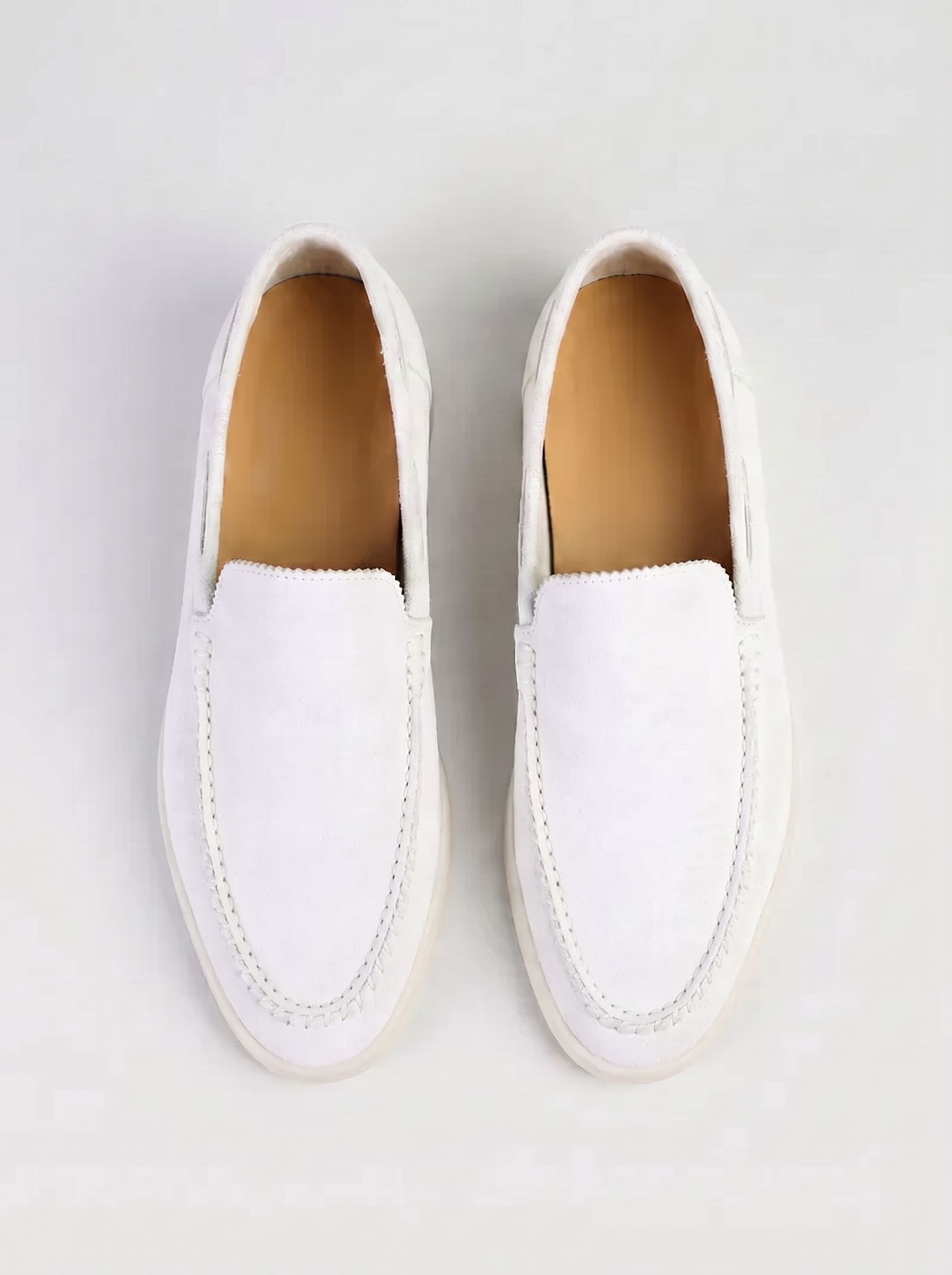 White Bellagio Loafers