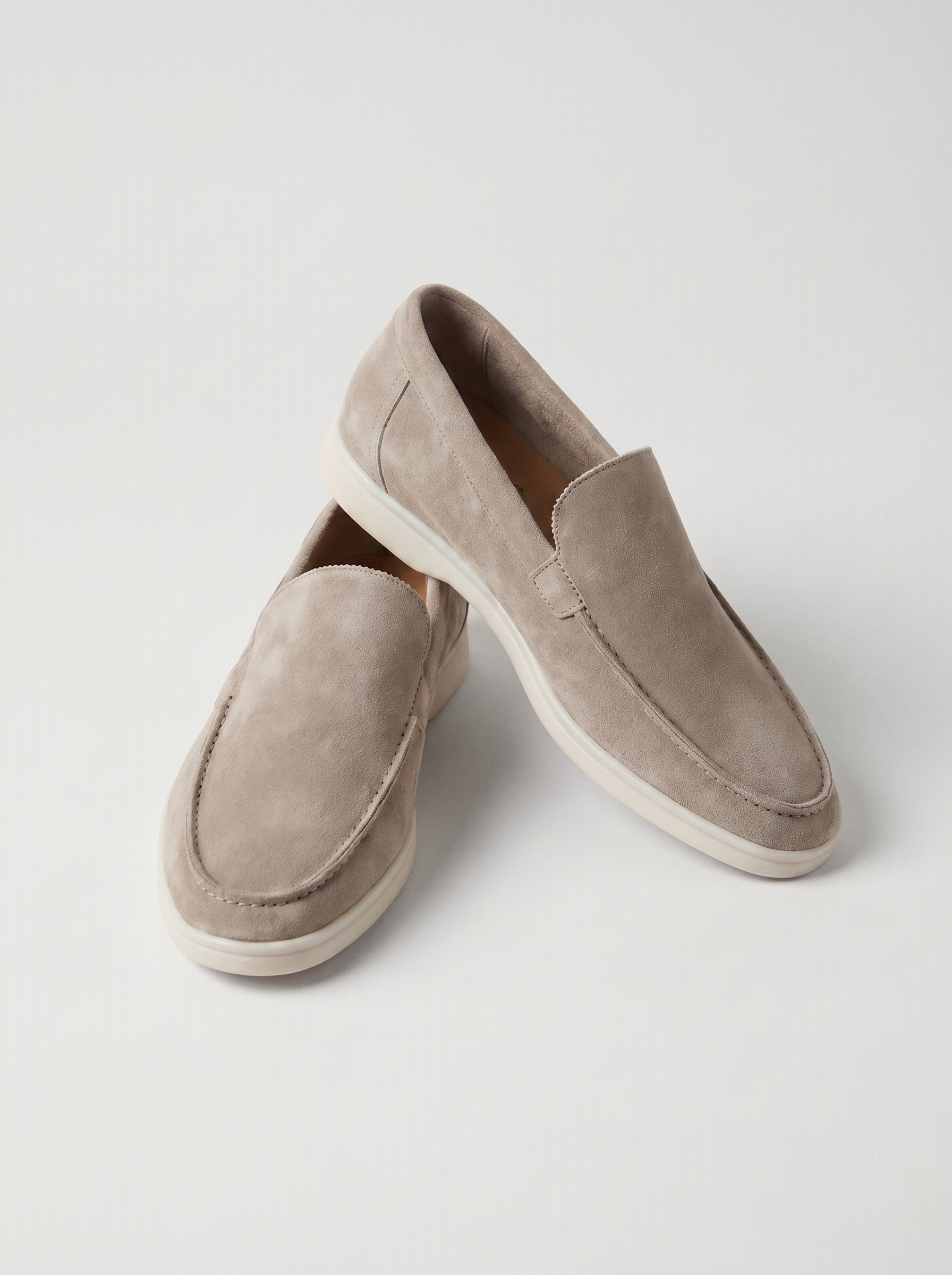 Light Grey Torino Loafers