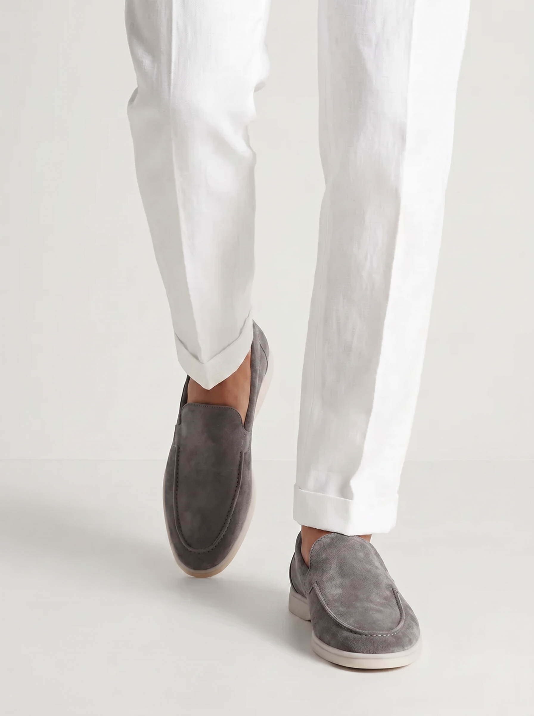Grey Torino Loafers