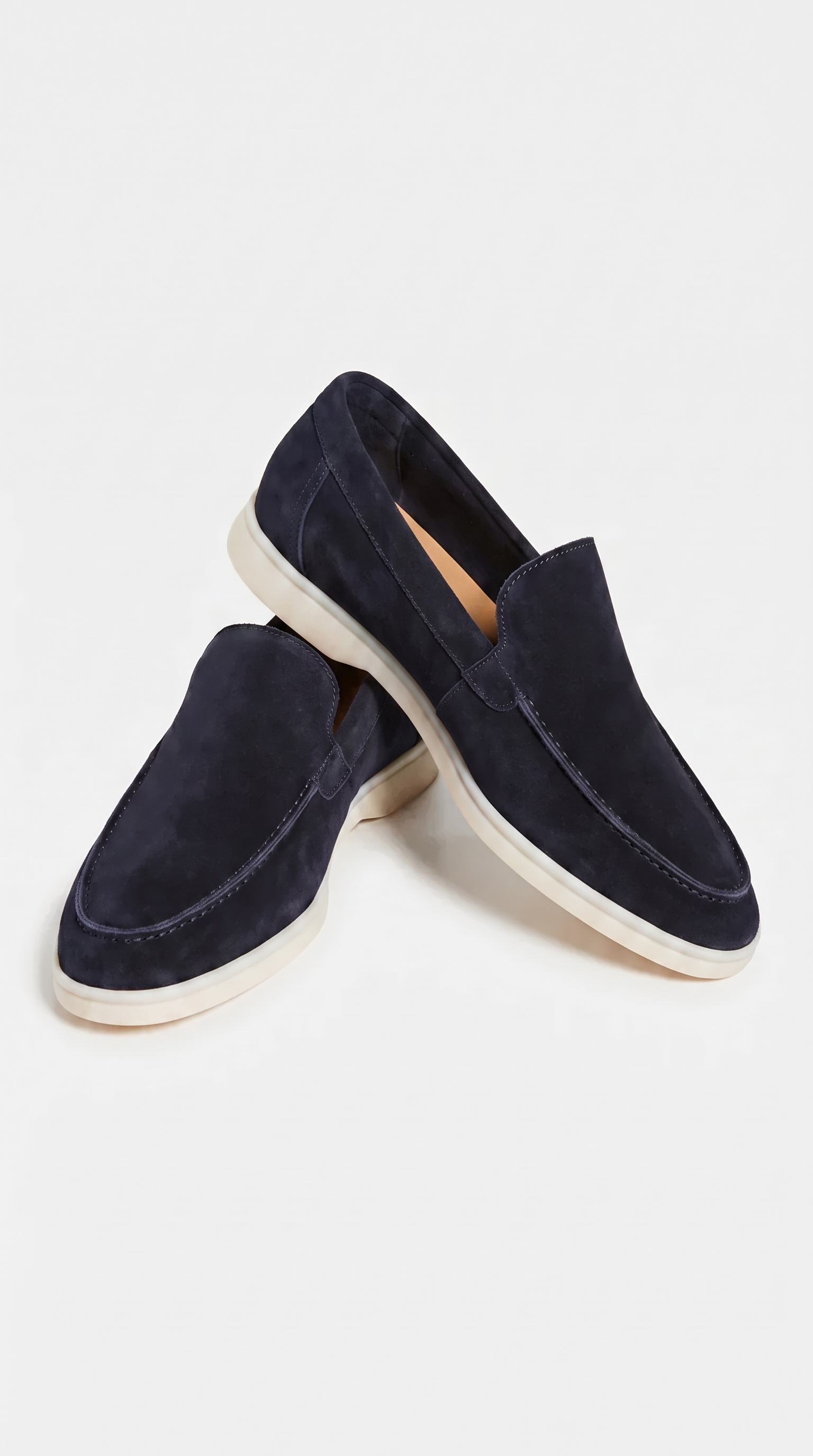 Navy Torino Loafers