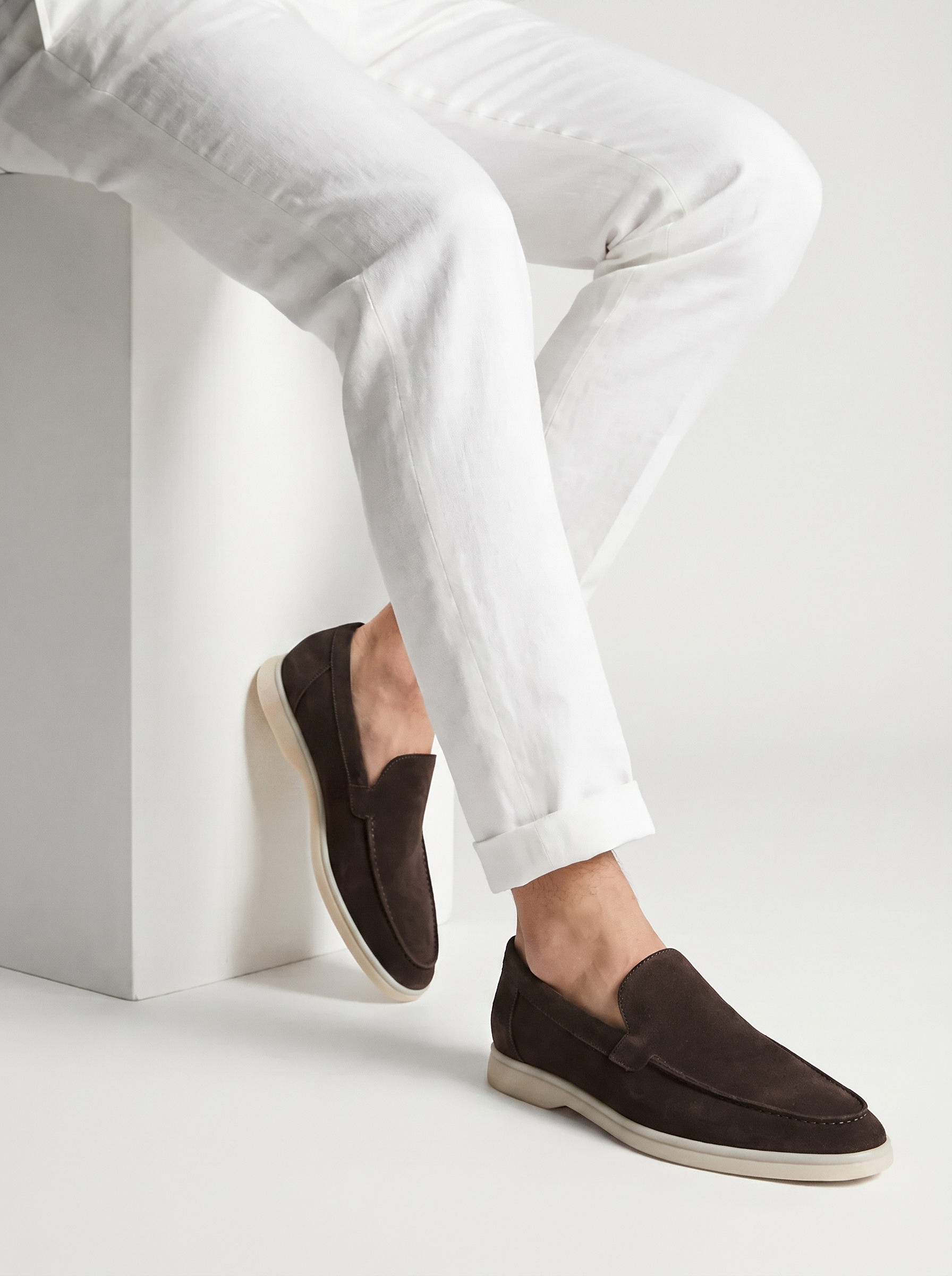 Warm Grey Torino Loafers