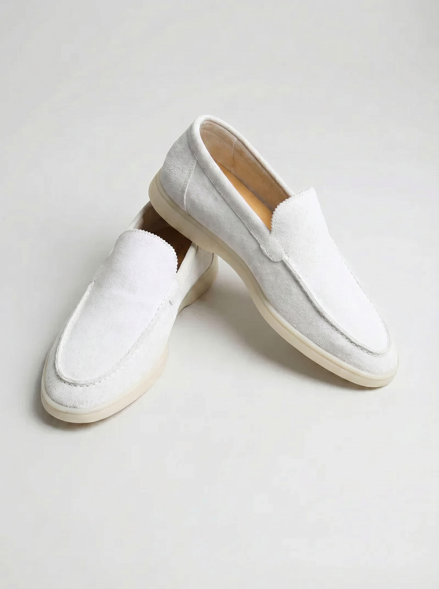 White Torino Loafers