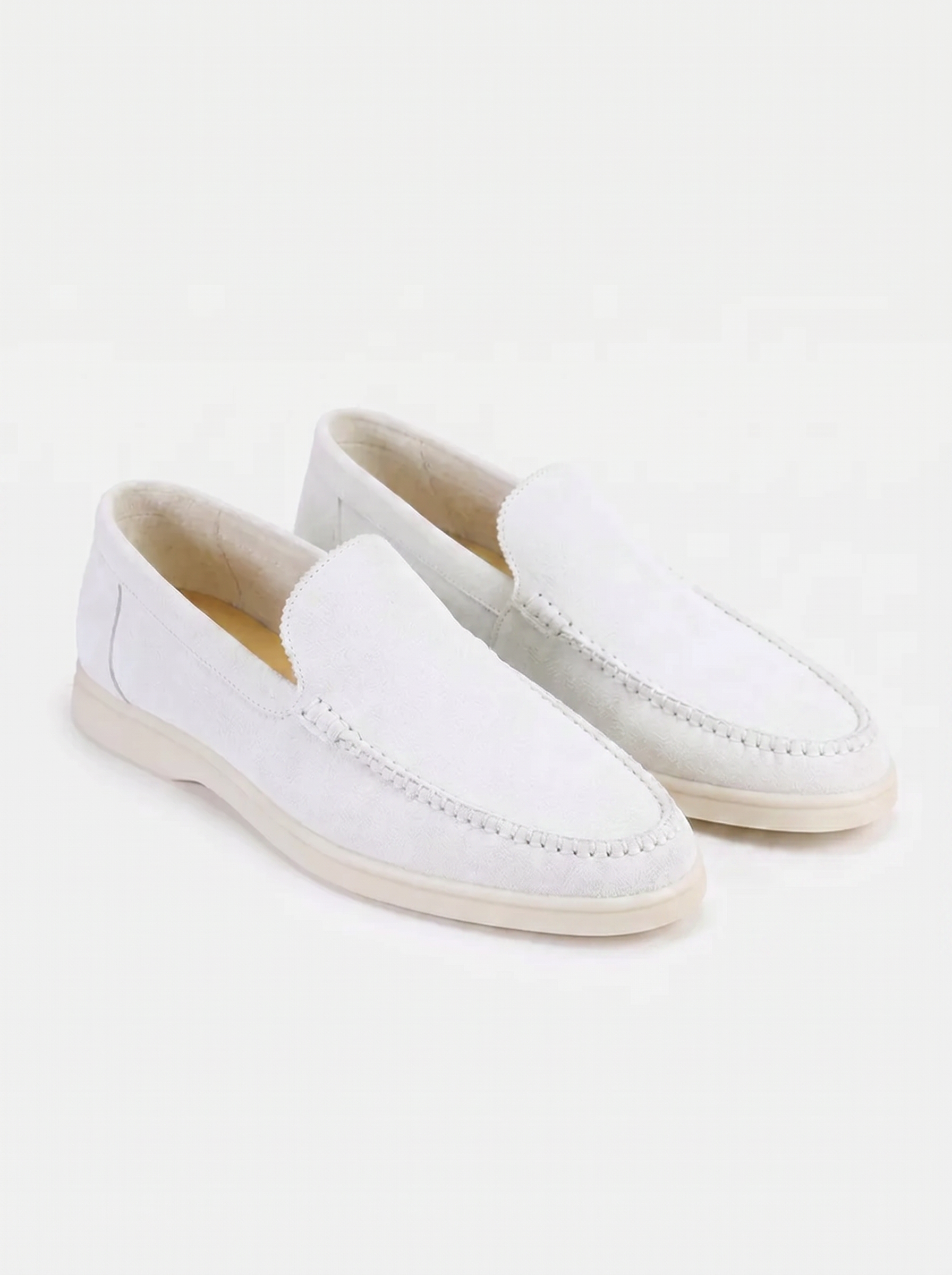 White Bellagio Loafers
