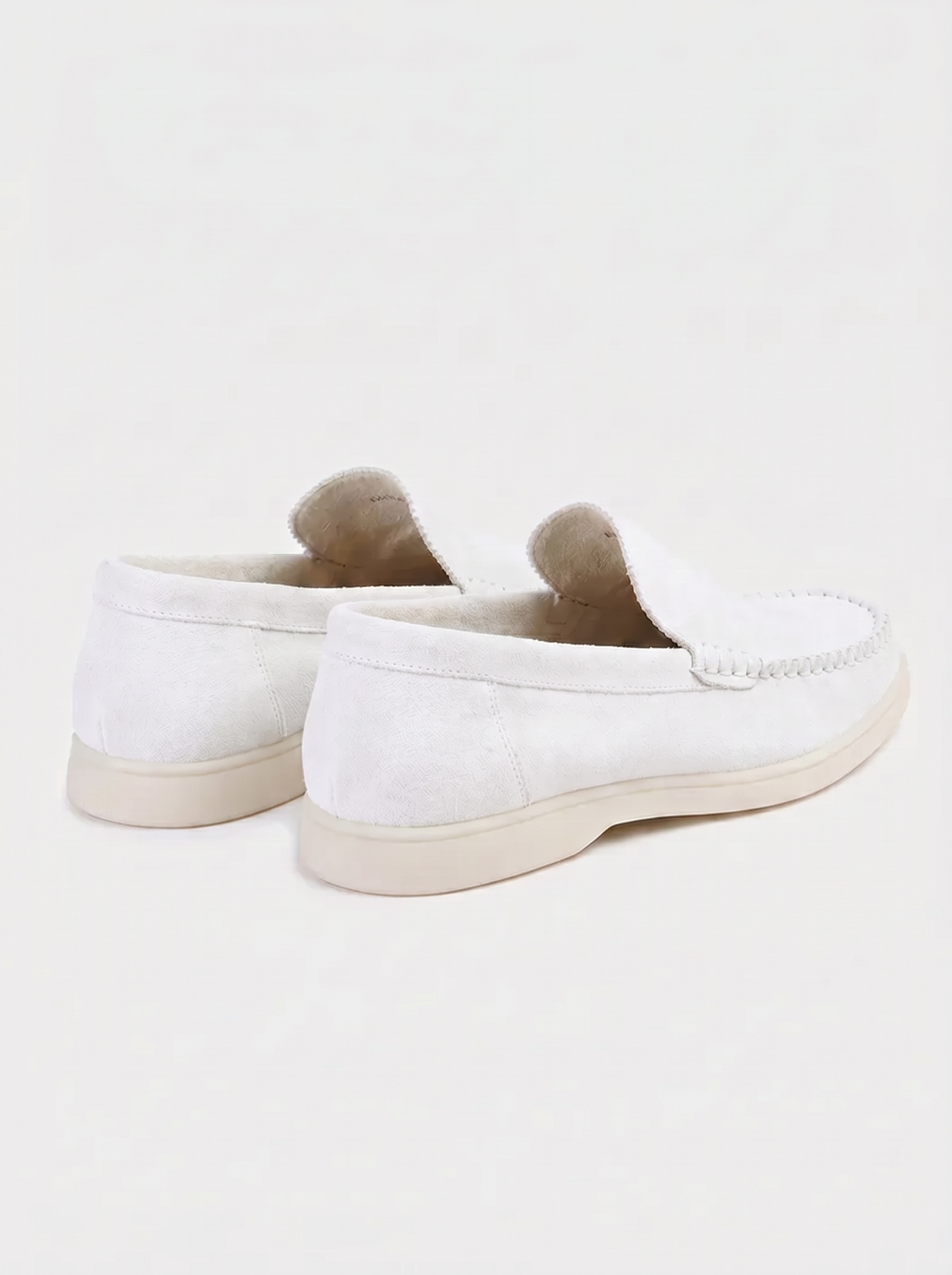 White Bellagio Loafers