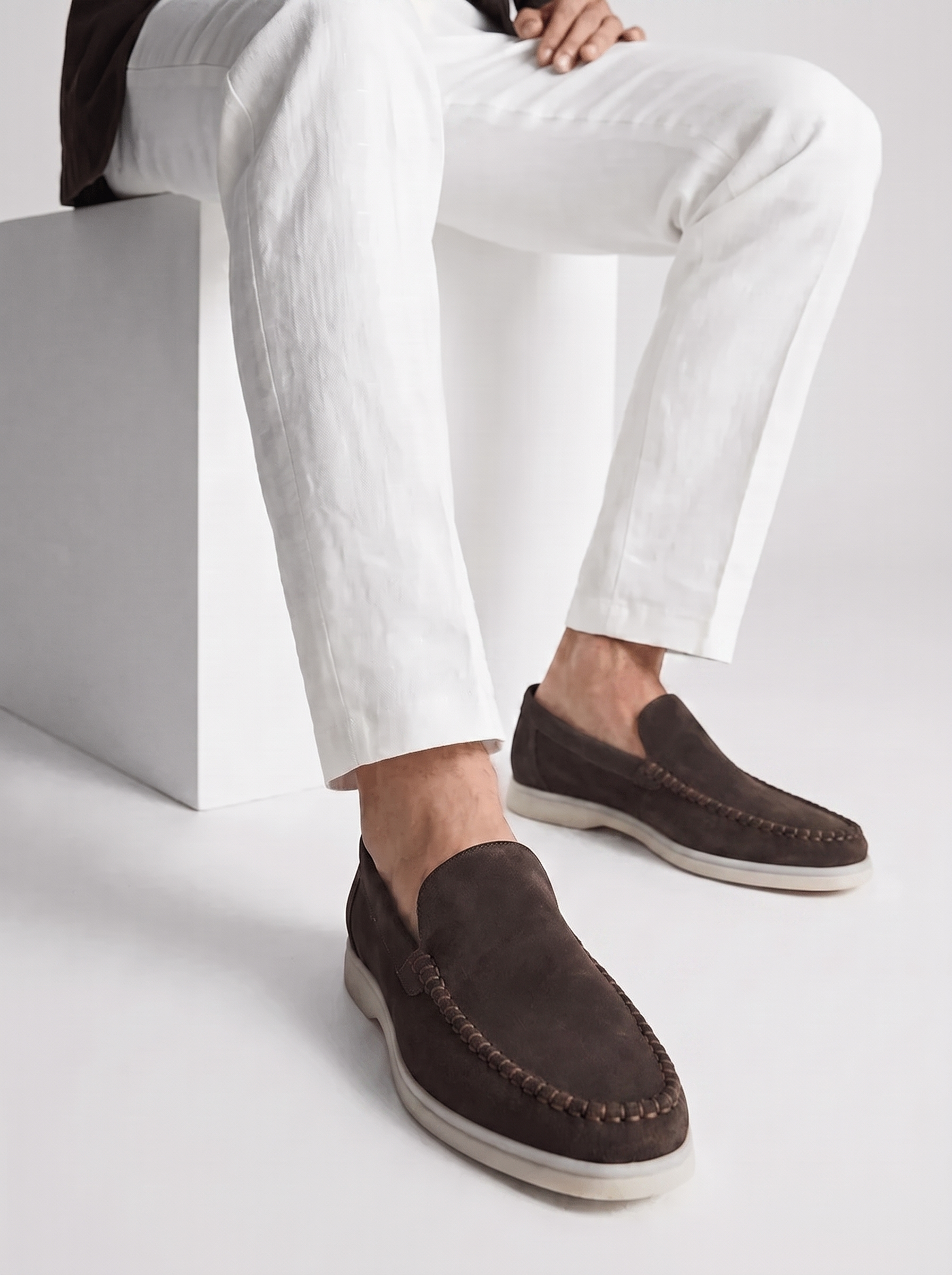 Warm Grey Bellagio Loafers