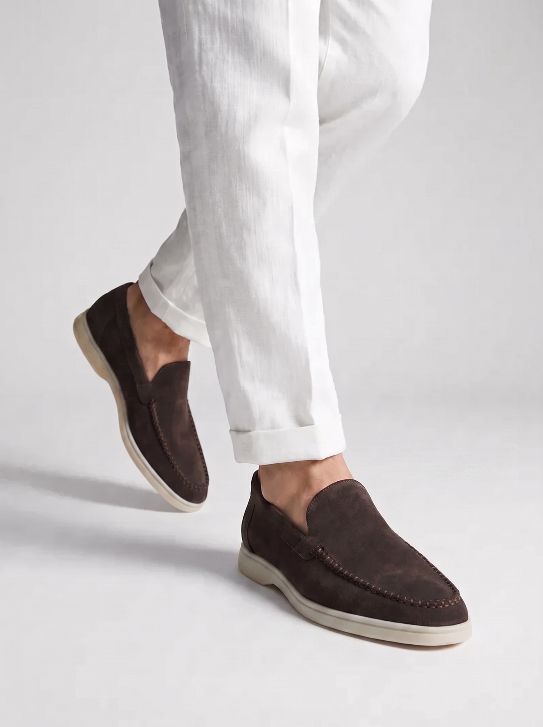 Warm Grey Bellagio Loafers